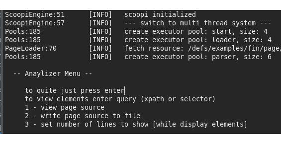 Scoopi Query Analyzer