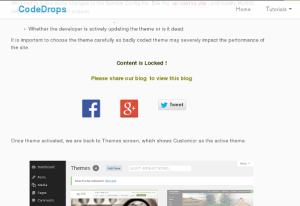 Share on Social Locker in Action